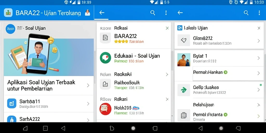 Tampilan antarmuka BARA22 yang menarik dan fungsional.