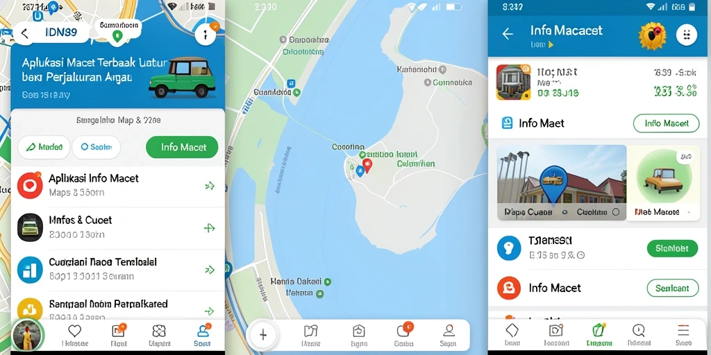 Antarmuka IDN89 yang menunjukkan kondisi lalu lintas secara real-time.